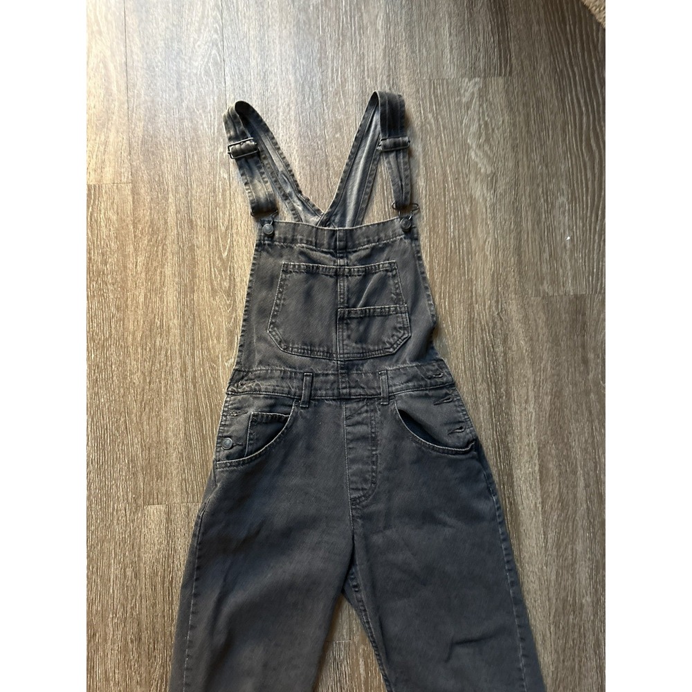 Free People - We The Free Ziggy Denim Overalls Womens xS Black Free People - Picture 2 of 8